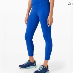 Lululemon Athletica Women's Electric Blue Leggings